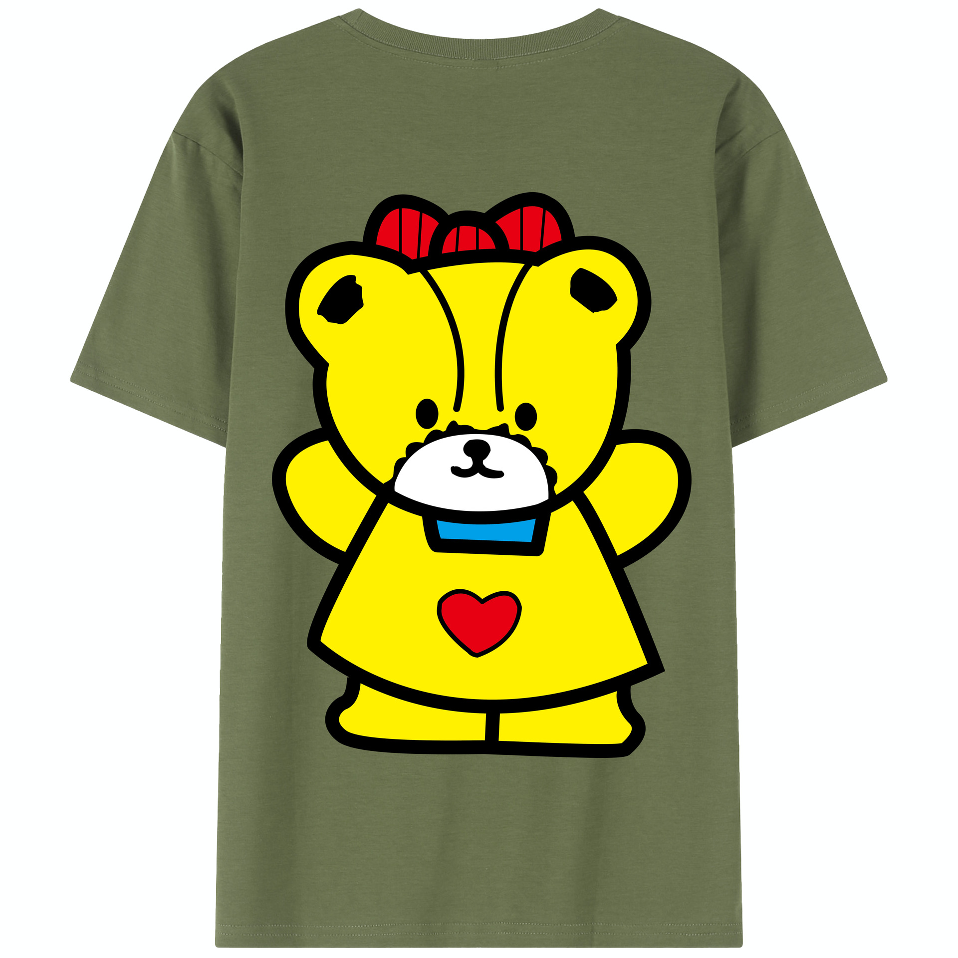 （画像用） Hello Kitty ハローキティ 綿100％半袖Tシャツ（背面プリント）